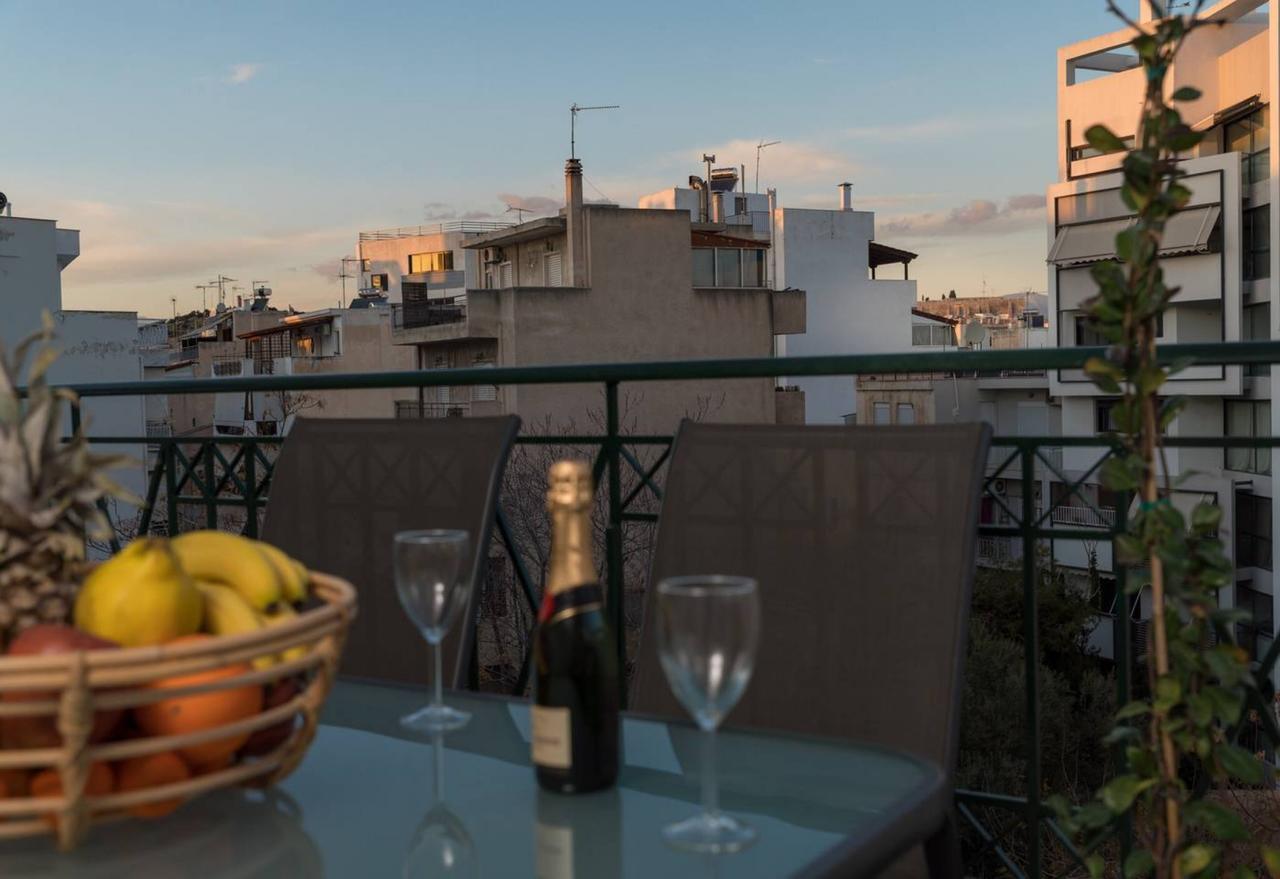 Penthouse With Acropolis View 8Ppl, 140Sqm Apartment Athens Luaran gambar