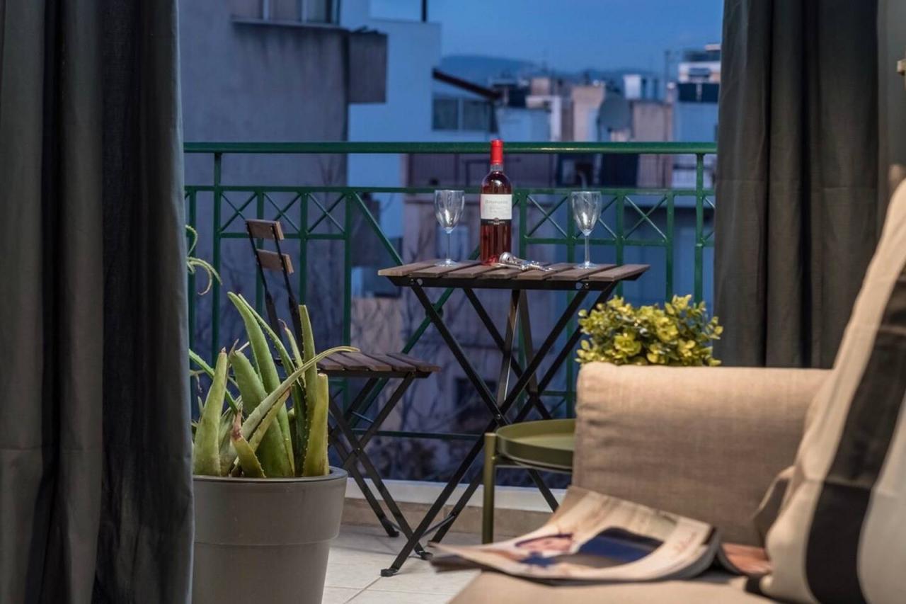 Penthouse With Acropolis View 8Ppl, 140Sqm Apartment Athens Luaran gambar