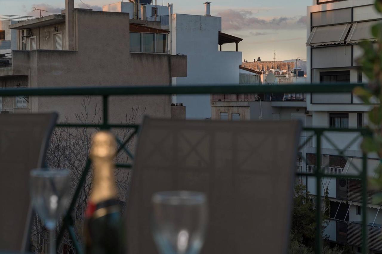 Penthouse With Acropolis View 8Ppl, 140Sqm Apartment Athens Luaran gambar