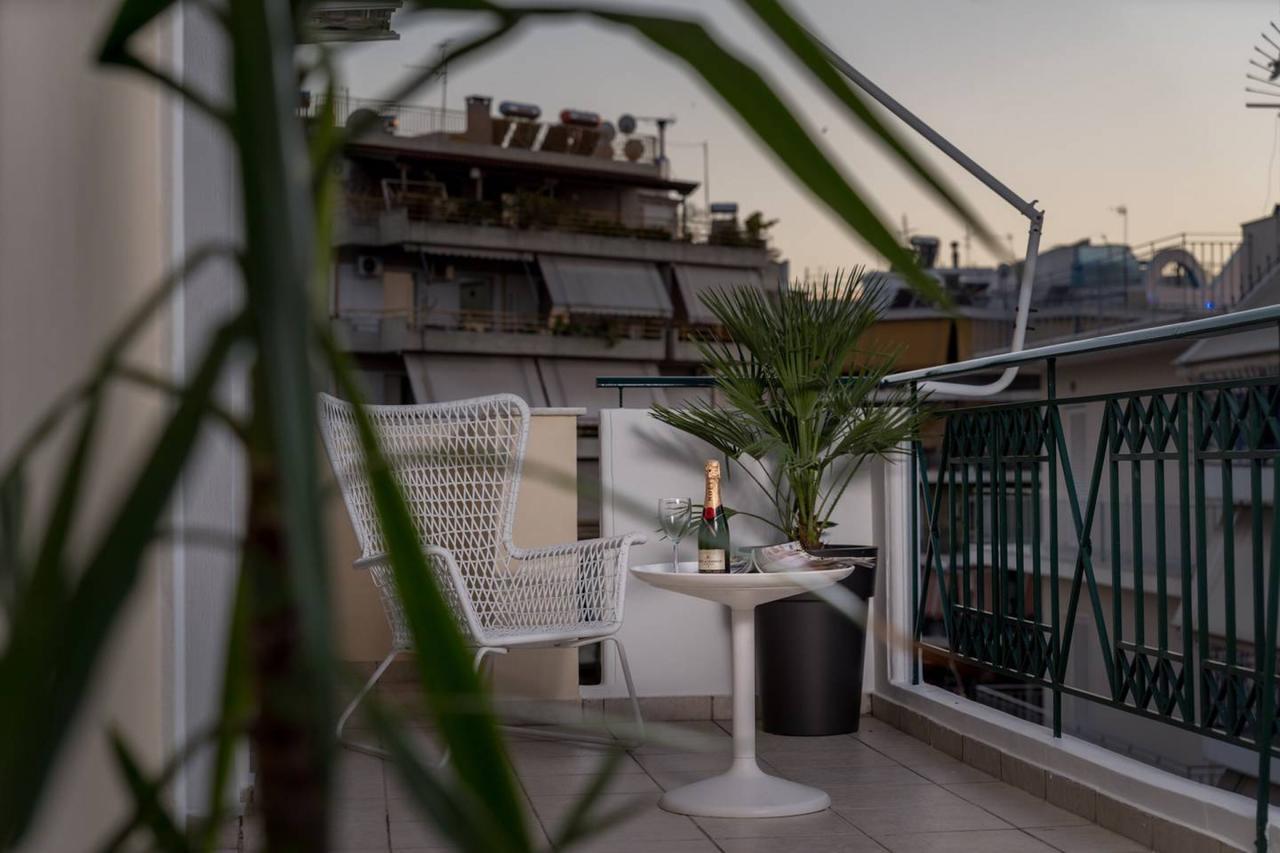 Penthouse With Acropolis View 8Ppl, 140Sqm Apartment Athens Luaran gambar
